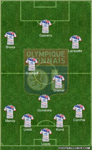 Olympique Lyonnais Formation 2013