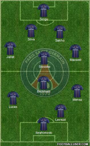Paris Saint-Germain Formation 2013