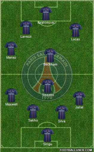 Paris Saint-Germain Formation 2013
