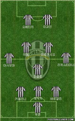 Juventus Formation 2013