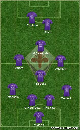Fiorentina Formation 2013