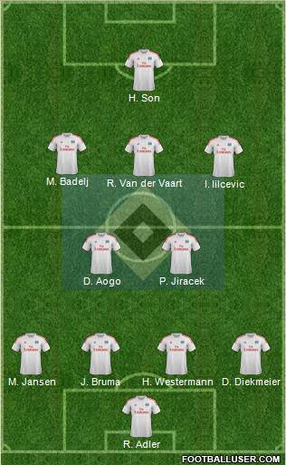 Hamburger SV Formation 2013