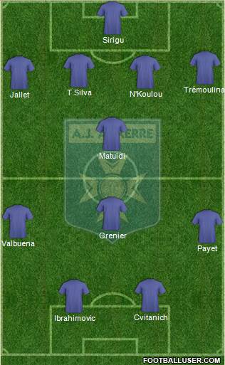 A.J. Auxerre Formation 2013