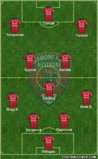 Clermont Foot Auvergne 63 Formation 2013