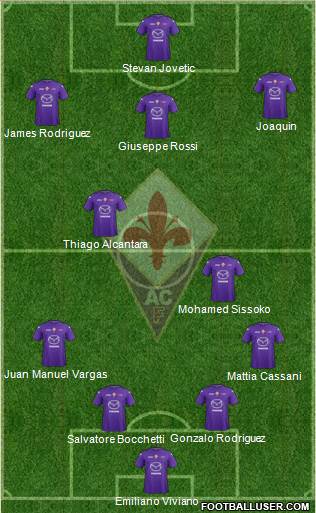 Fiorentina Formation 2013