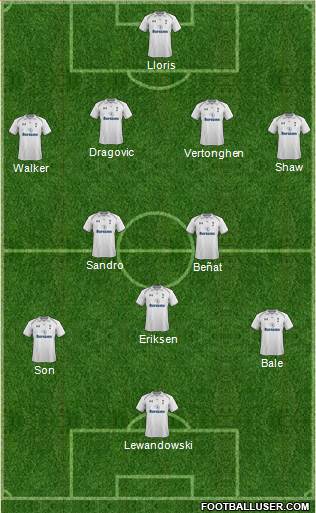 Tottenham Hotspur Formation 2013