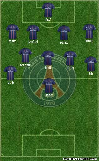 Paris Saint-Germain Formation 2013