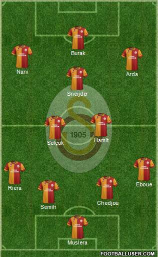 Galatasaray SK Formation 2013