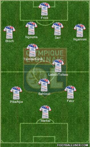 Olympique Lyonnais Formation 2013