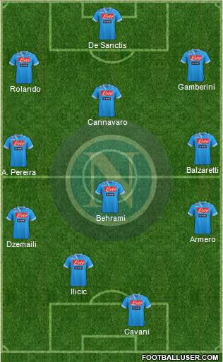 Napoli Formation 2013