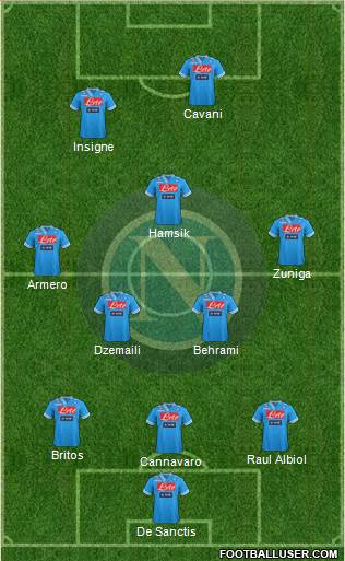 Napoli Formation 2013