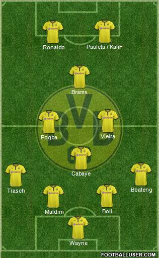 Borussia Dortmund Formation 2013