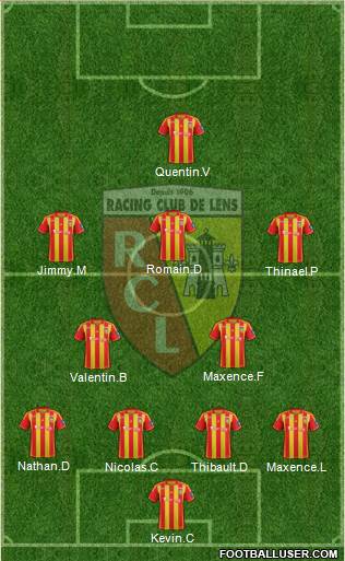 Racing Club de Lens Formation 2013