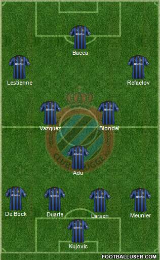 Club Brugge KV Formation 2013