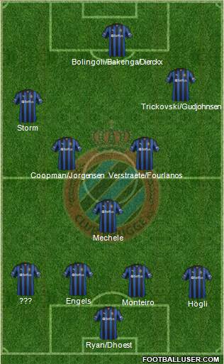 Club Brugge KV Formation 2013