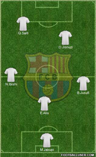 F.C. Barcelona Formation 2013