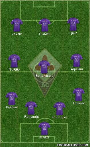 Fiorentina Formation 2013