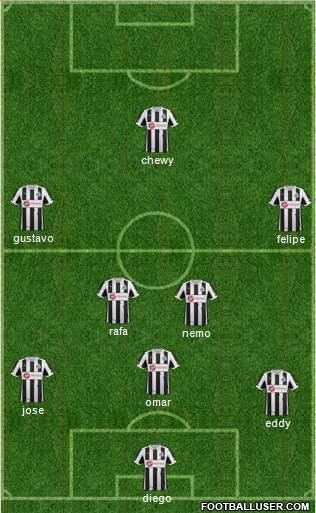 Newcastle United Formation 2013