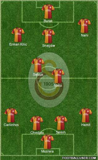 Galatasaray SK Formation 2013