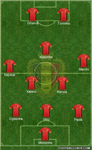 Belgium Formation 2013
