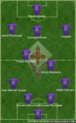 Fiorentina Formation 2013