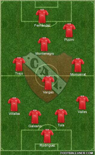 Independiente Formation 2013