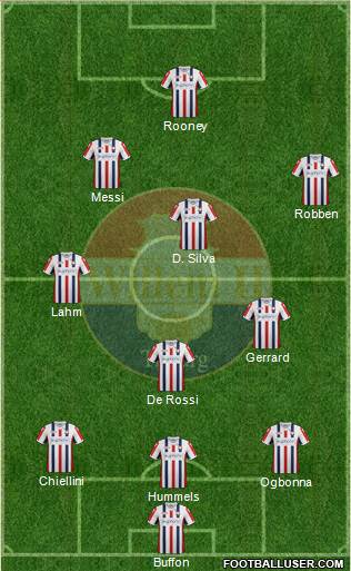 Willem II football formation