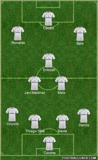 Tottenham Hotspur Formation 2013
