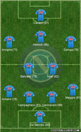 Napoli Formation 2013
