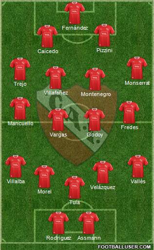 Independiente Formation 2013