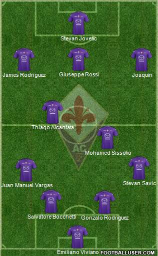 Fiorentina Formation 2013