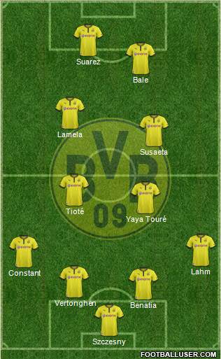 Borussia Dortmund Formation 2013