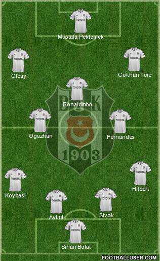 Besiktas JK Formation 2013