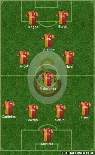 Galatasaray SK Formation 2013