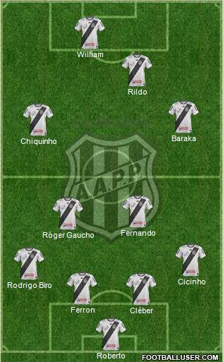 AA Ponte Preta Formation 2013