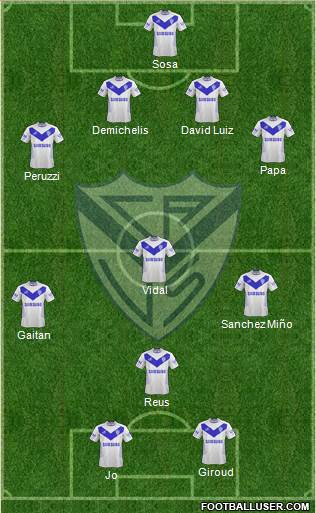 Vélez Sarsfield Formation 2013