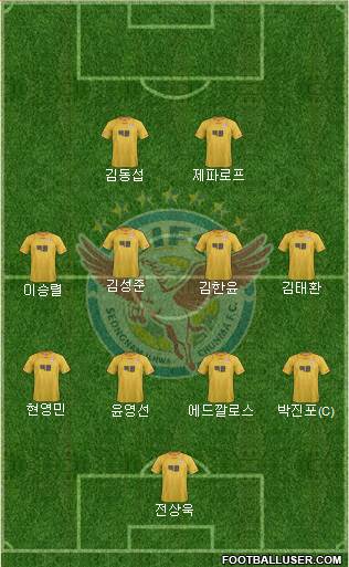 Seongnam Ilhwa Chunma Formation 2013