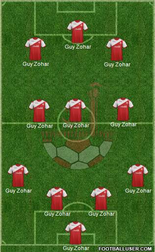 Hapoel Be'er-Sheva Formation 2013