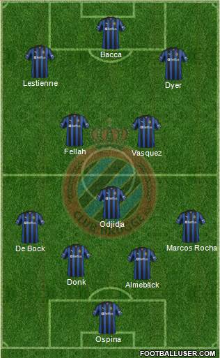 Club Brugge KV Formation 2013