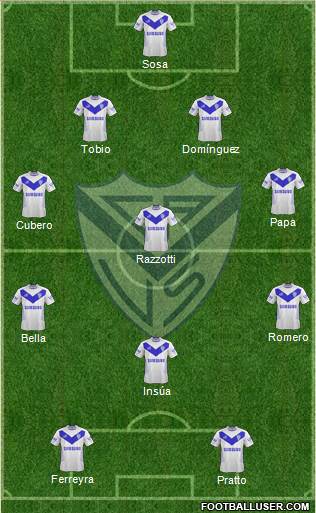 Vélez Sarsfield Formation 2013