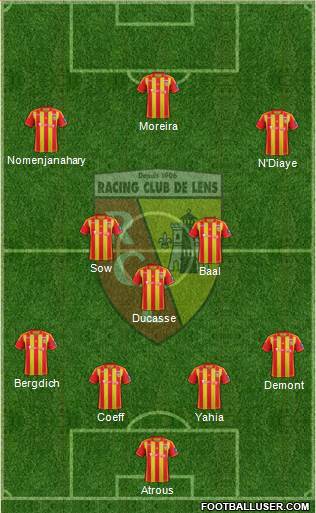 Racing Club de Lens Formation 2013