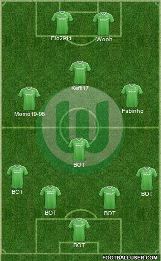 VfL Wolfsburg Formation 2013
