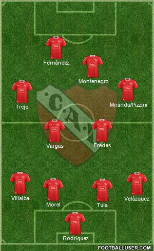 Independiente Formation 2013
