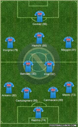 Napoli Formation 2013