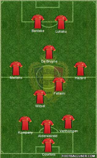Belgium Formation 2013