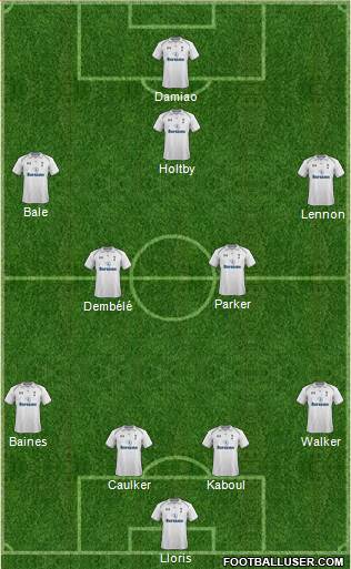 Tottenham Hotspur Formation 2013