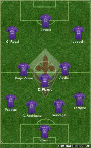 Fiorentina Formation 2013