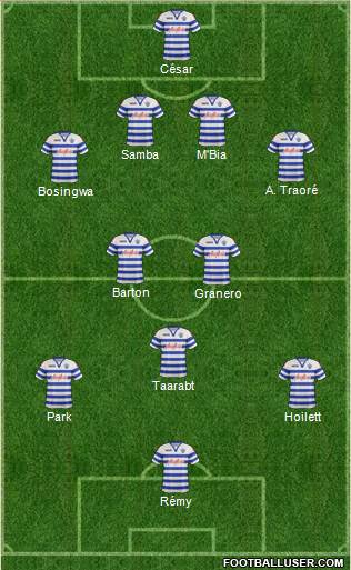 Queens Park Rangers Formation 2013