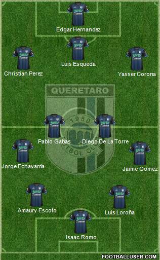 Club de Fútbol Gallos Blancos Formation 2013
