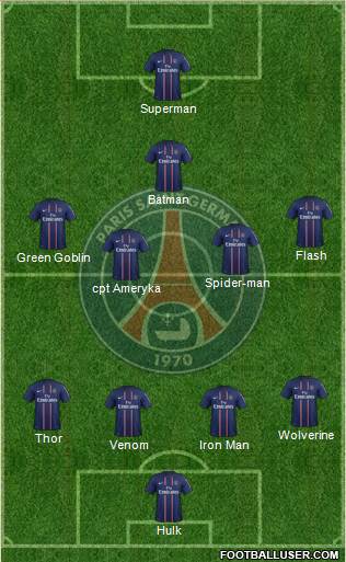 Paris Saint-Germain Formation 2013